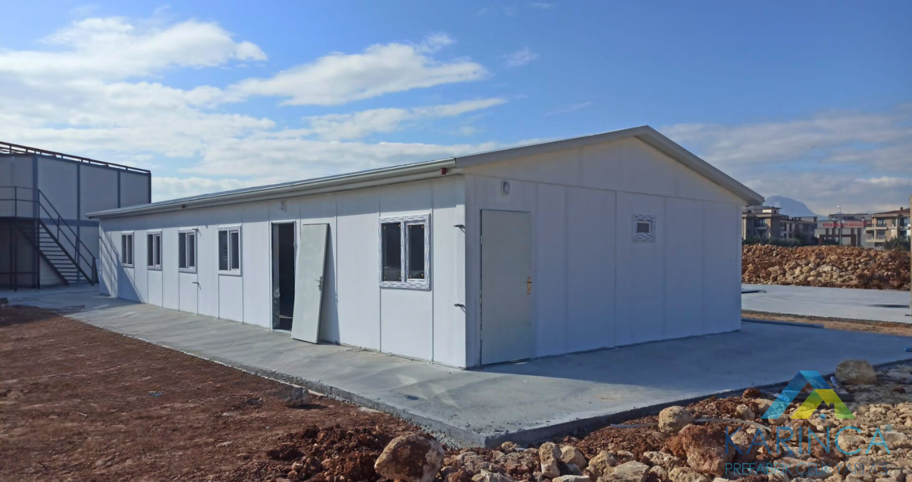 130 m² Prefabrik Yemekhane Binası
