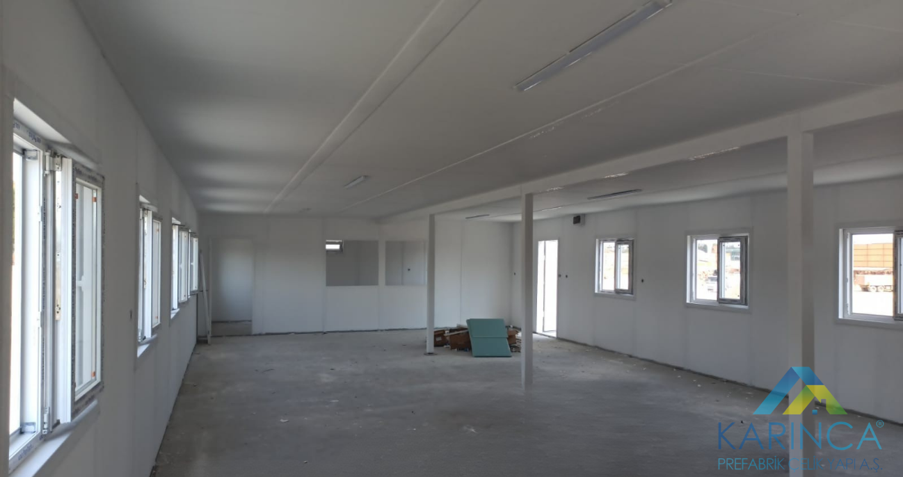 130 m² Prefabrik Yemekhane Binası