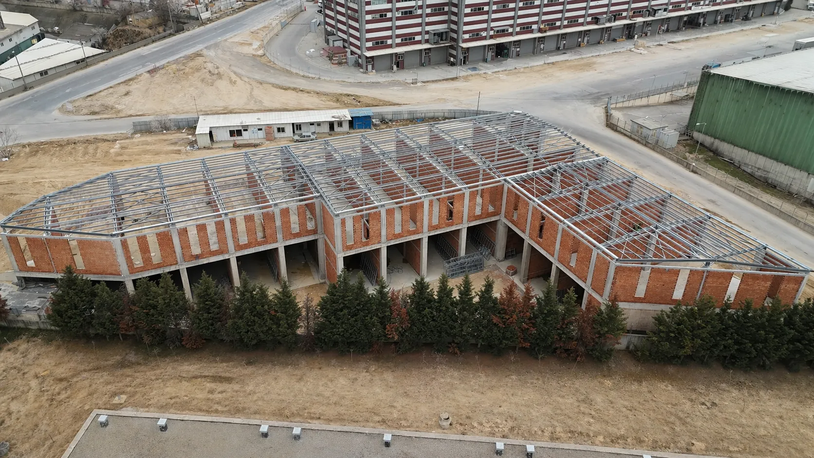 Tuzla Çelik Konstrüksiyon Çatı Projesi
