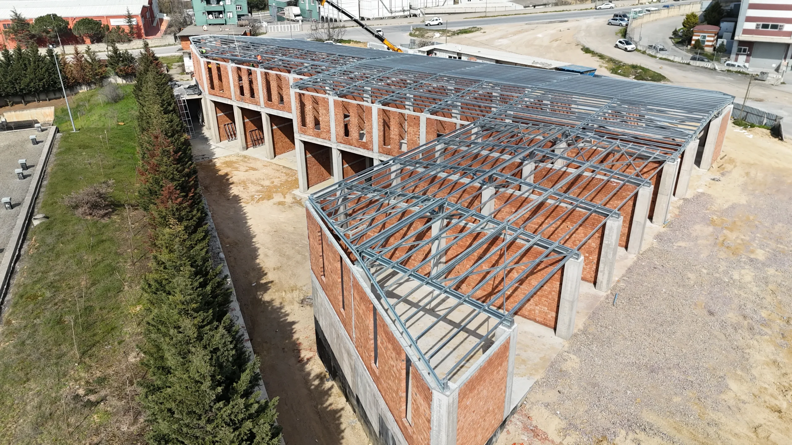 Tuzla Çelik Konstrüksiyon Çatı Projesi